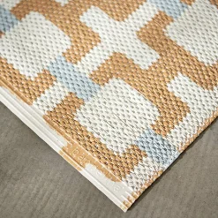 Tom teppe 240 x 70 cm, ochre/cream/sage