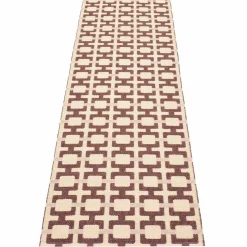Tom teppe 240 x 70 cm, ochre/cream/sage