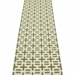 Tom teppe 240 x 70 cm, ochre/cream/sage
