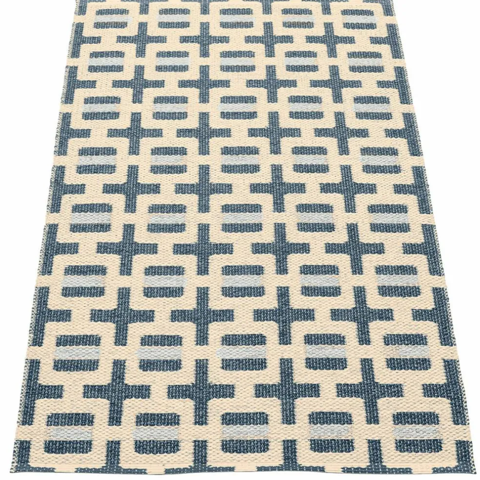 Tom teppe 120 x 70 cm, ochre/cream/sage