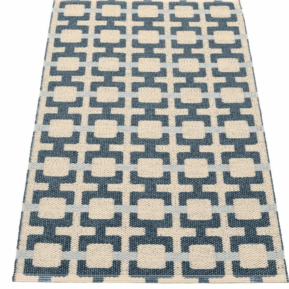 Tom teppe 120 x 70 cm, ochre/cream/sage