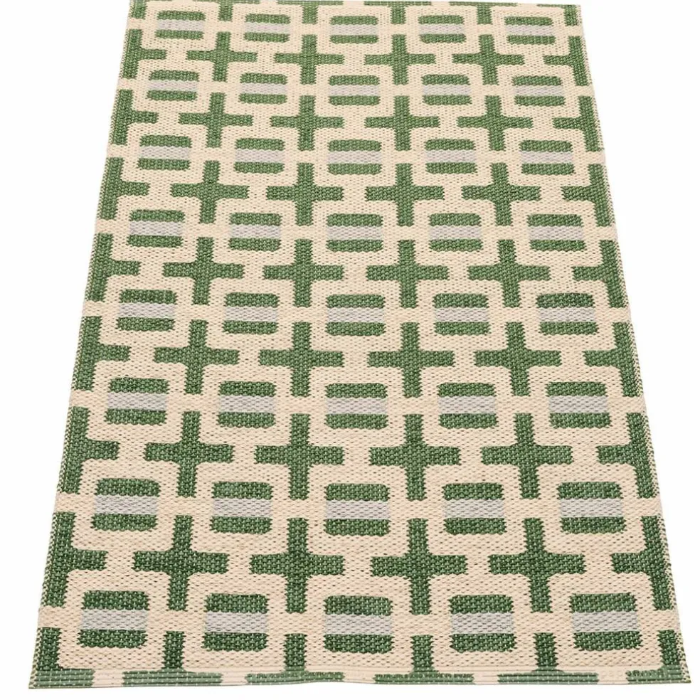 Tom teppe 120 x 70 cm, ochre/cream/sage