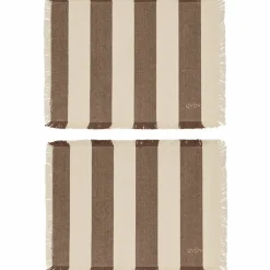 Toppu bordbrikker 2-pakning, brun