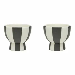 Toppu eggeglass 2 stk, clay