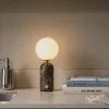 Torrano bærbar bordlampe, brown marble