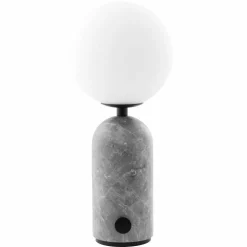 Torrano bærbar bordlampe, brown marble