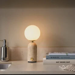 Torrano bærbar bordlampe, grey marble