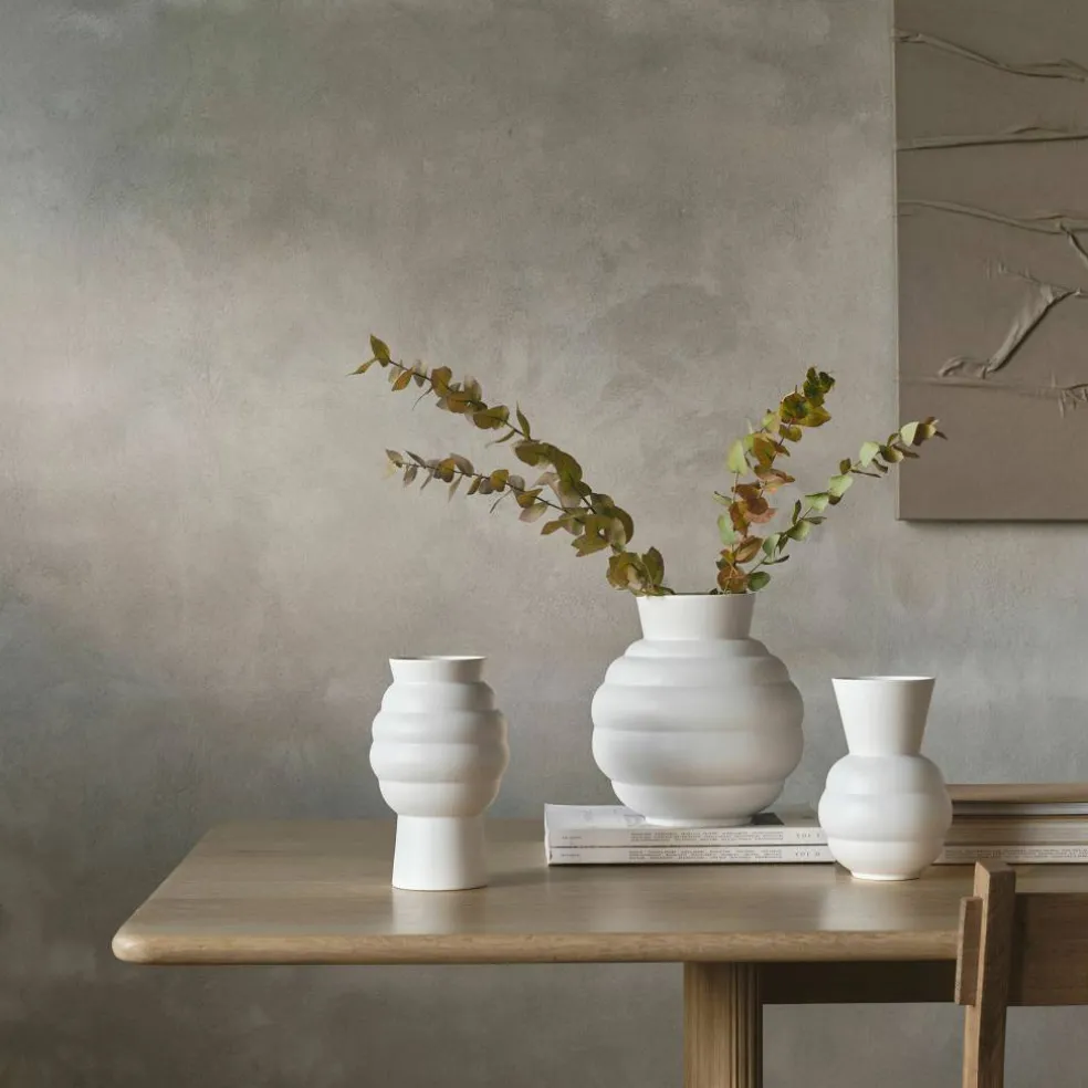 Tortus Archie Vase 21 cm, hvit