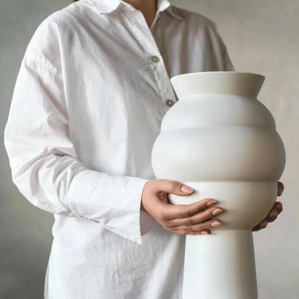 Tortus Archie Vase 37 cm, hvit