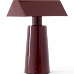 &Tradition Caret MF1 bærbar lampe, burgunder