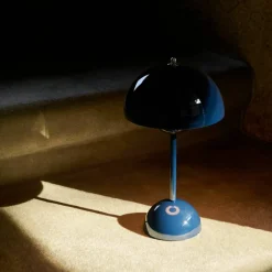 &Tradition Flowerpot VP9 bærbar lampe, cobalt blue