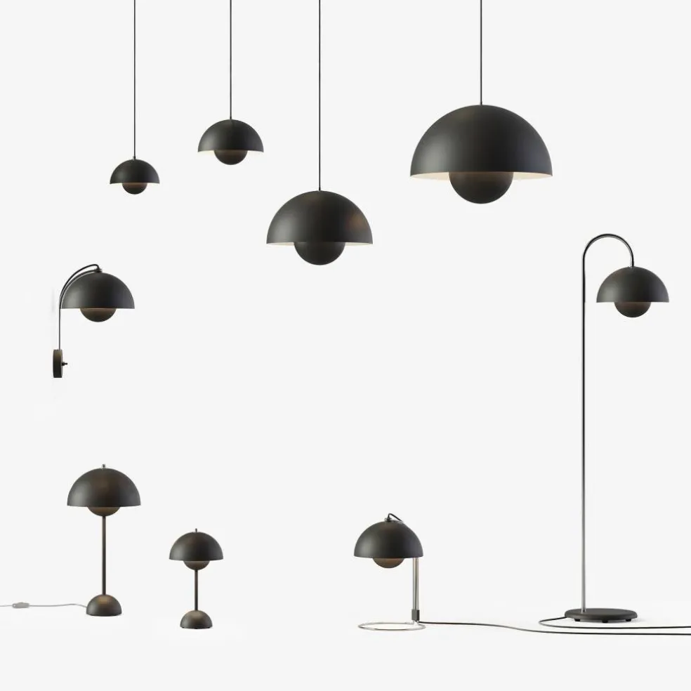 &Tradition Flowerpot VP9 bærbar lampe, grey beige