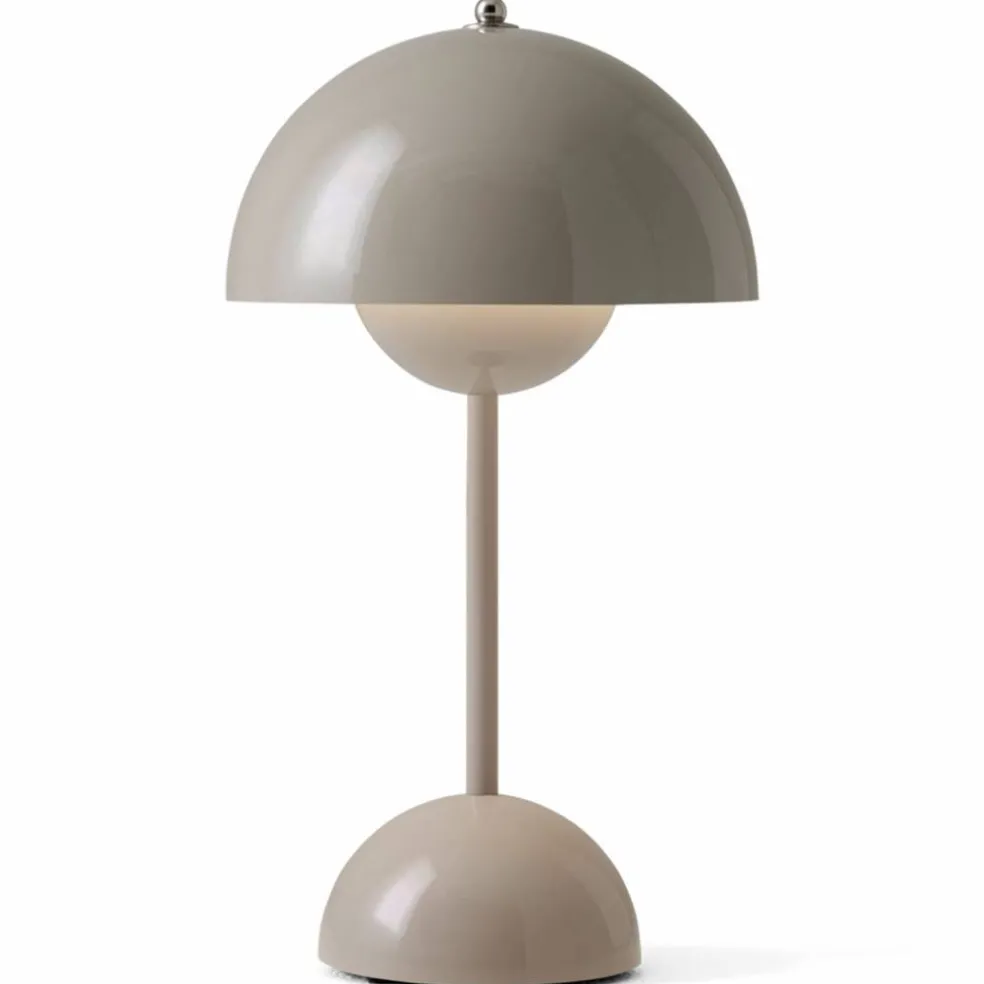 &Tradition Flowerpot VP9 bærbar lampe, grey beige