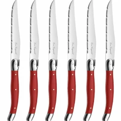 Tradition grillkniv 6-pakning, rød
