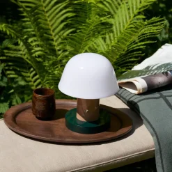 &Tradition Setago JH27 bærbar lampe, maroon