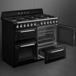 TR4110BL1 Victoria gasskomfyr 110 cm, svart