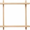 Treat hylle double 34 × 12 cm, eik