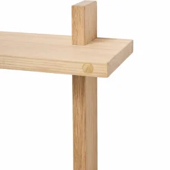 Treat hylle double 34 × 12 cm, eik