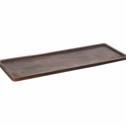 Trebrett Rektangulær Mørkebrun, 15 x 45 cm