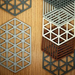Triangles gryteunderlag, indigo