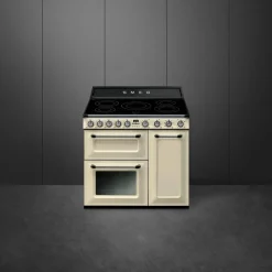 TR93IBL2 induksjonskomfyr, 61 liter, creme