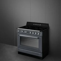 TR90IPGR Victoria induksjonskomfyr med pyrolyse 90 cm, grå