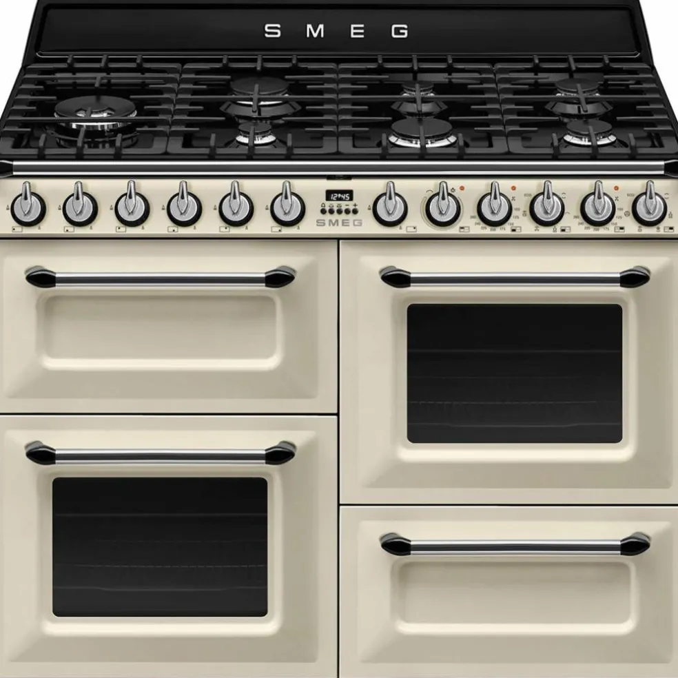 TR4110P1 Victoria gasskomfyr med 3 ovner 110 cm, creme