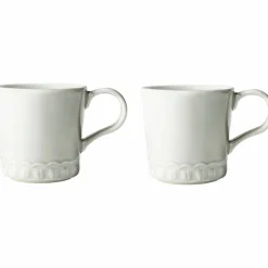 Tulipa kopp med håndtak, 2-pack, hvit