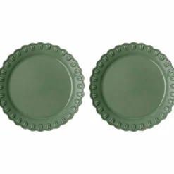 Tulipa tallerken 26 cm, 2-pack, verona grønn