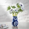 Tulle vase 13 cm, blå