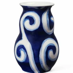 Tulle vase 13 cm, blå