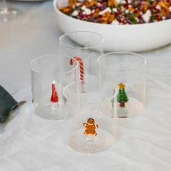 Tumblerglass 4 stk, juletema