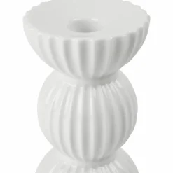 Tura telys lysestake 14 cm, hvit