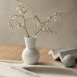Tura vase, 14,5 cm, hvid