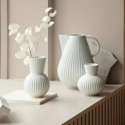 Tura vase, 14,5 cm, hvid