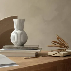 Tura vase, 14,5 cm, hvid