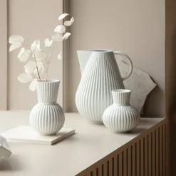 Tura vase, 14,5 cm, hvid