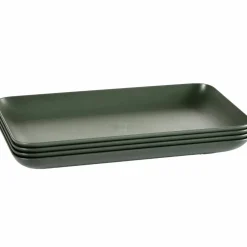 Turtallerken medium 4-pakning, sage green