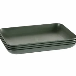 Turtallerken small 4-pakning, sage green