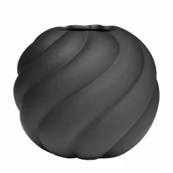 Twist Ball vase 20 cm, sand