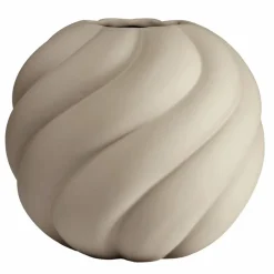Twist Ball vase 20 cm, sand