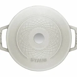 Twister støpejernsgryte 24 cm, white truffle