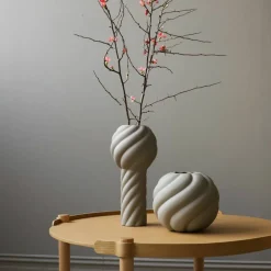 Twist Pillar vase 34 cm, sand