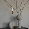 Twist Pillar vase 34 cm, svart