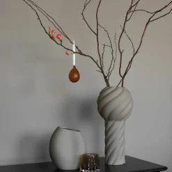 Twist Pillar vase 34 cm, svart