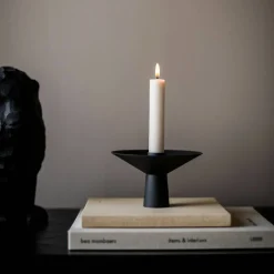 Uma Candle lysestake, black
