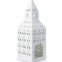 Urbania Church Tower lyslykt 20 cm, hvit