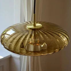 Urc taklampe 26 cm, amber