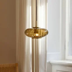 Urc taklampe 36 cm, amber