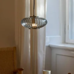 Urc taklampe 19 cm, smoke